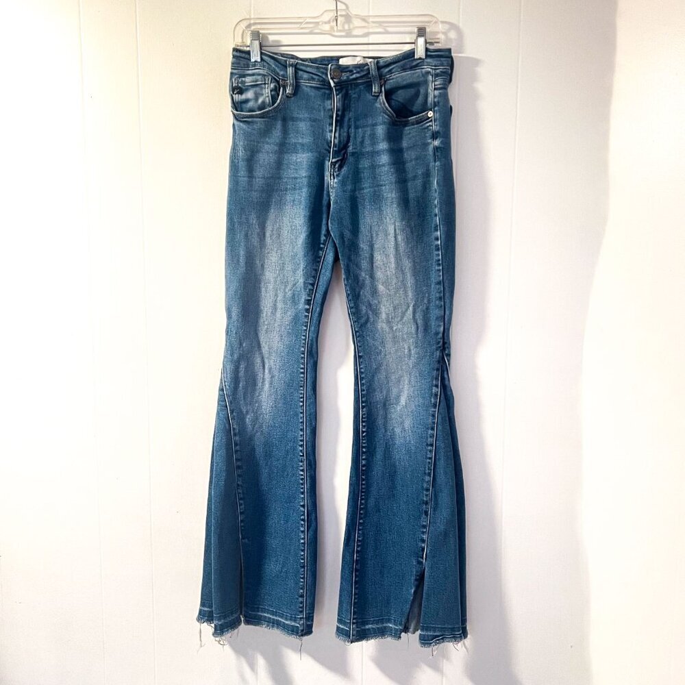 KanCan High Rise Flare Leg Jeans 9/28 - Picture 8 of 16
